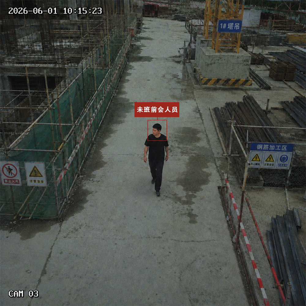 未开班前会人员